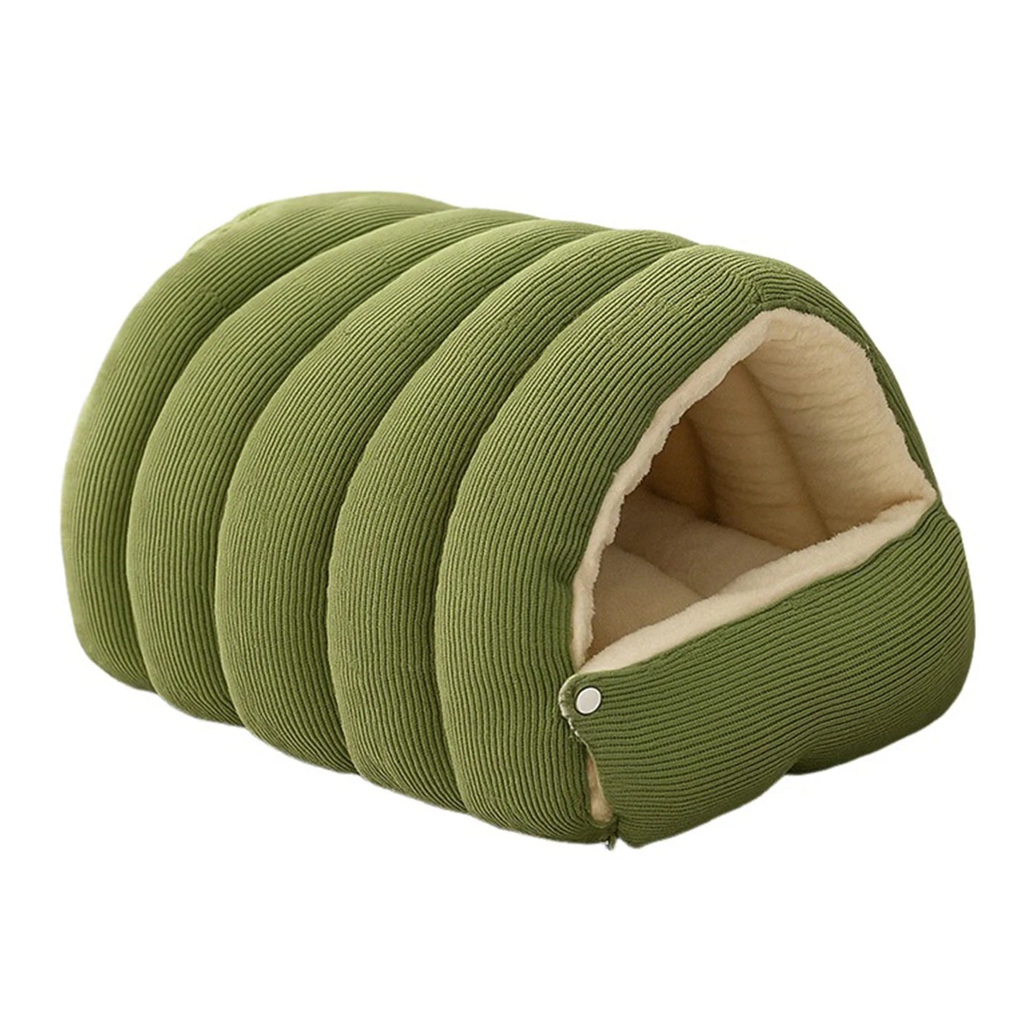 2-in-1 Cozy Cat Cave Bed