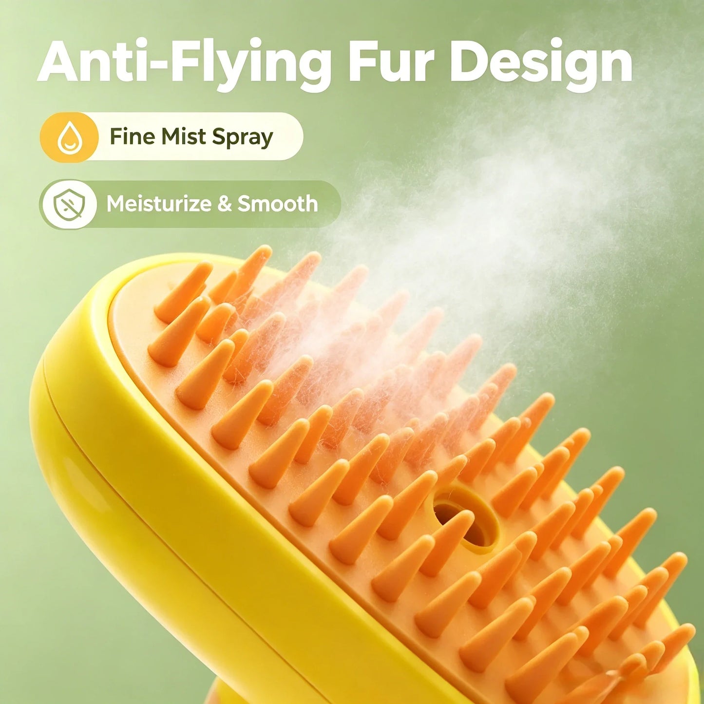 EelJoy 3-in-1 Steamy Pet Brush