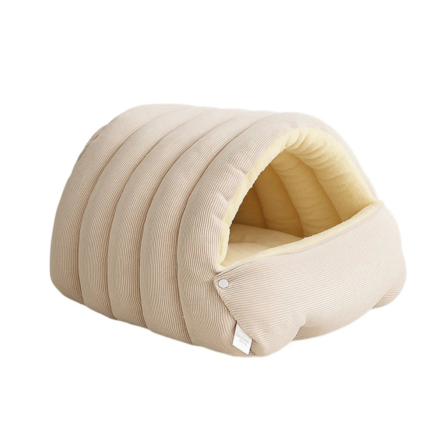 2-in-1 Cozy Cat Cave Bed